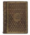 MACROBIUS, AMBROSIUS THEODOSIUS. In somnium Scipionis libri duo.  1526.  In 17th-century school prize binding.